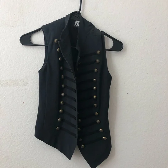 DKNY military vest as seen on Fran Fine (The Nanny) - Picture 2 of 4